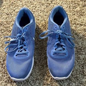 blue nike sneakers